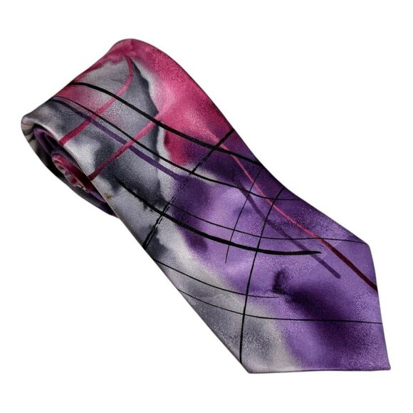 Jerry Garcia Other - Jerry Garcia Poet Absorbs The War Collection Fifty-Nine Neck Tie 100% Silk